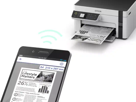 Epson EcoTank ET-M2120 Jet d'encre A4 1440 x 720 DPI 32 ppm Wifi - Autre Imprimante - visuel 10