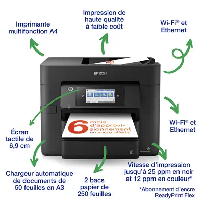 WorkForce Pro WF-4830DTWF - Epson - Multifonctions Jet d'encre - visuel 6