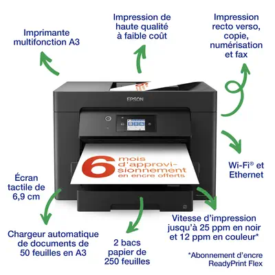 WorkForce WF-7830DTWF - Epson - Multifonctions Jet d'encre - visuel 5