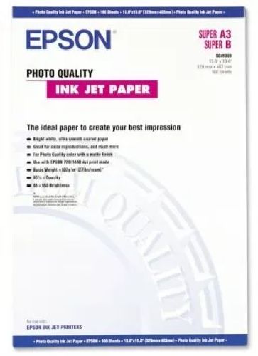 Achat EPSON S041069 Photo papier inkjet 102g/m2 A3+ 100 feuilles sur hello RSE