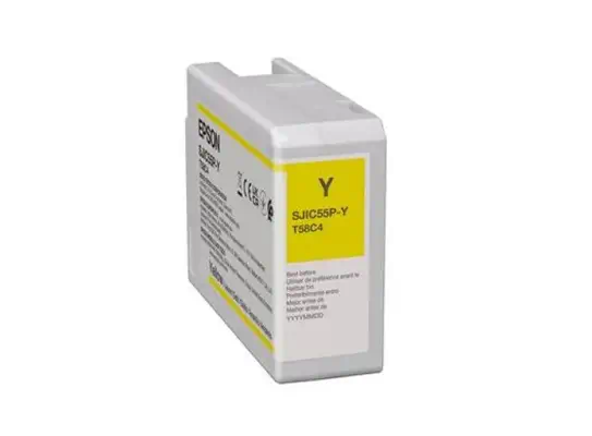 Epson SJIC55(Y) cartouche d'encre 1 pièce(s) Original Jaune - Consommable - visuel 1