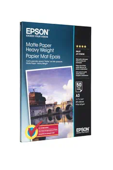 Offre Epson Pap Mat Epais A3 (50f./167g)