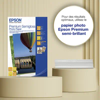 Papier photo A4 Premium semi-brillant Epson, 251 g/m2, 20 feuilles - visuel 5