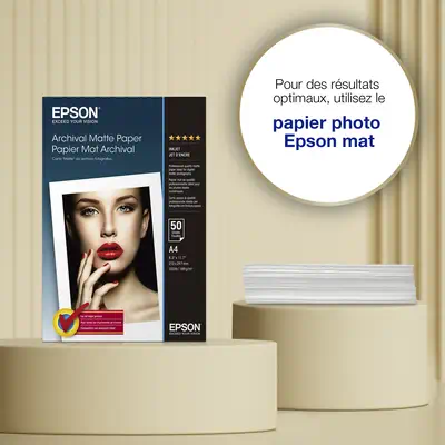 Papier photo A4 mat Epson Archival 189 g/m2, 50 feuilles - visuel 2