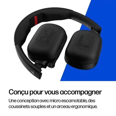Micro-casque stéréo Bluetooth HP Poly Focus 625 - Casque Micro - visuel 8