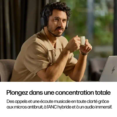 Micro-casque stéréo Bluetooth HP Poly Focus 625 - Casque Micro - visuel 5