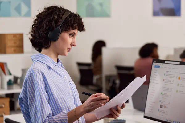 Micro-casque stéréo Bluetooth HP Poly Focus 625 - Casque Micro - visuel 3