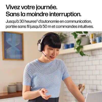 Micro-casque stéréo Bluetooth HP Poly Focus 625 - Casque Micro - visuel 3