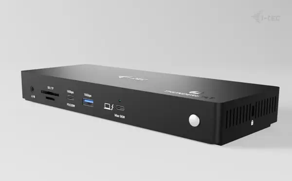 i-tec TB4TRIPLEDOCKPDIT station d'accueil Avec fil Thunderbolt 4 Noir - I-Tec - Accessoire composant - visuel 2