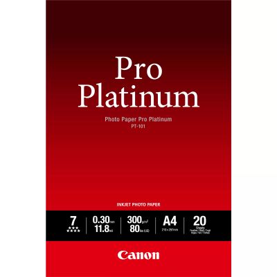 Achat CANON PT-101 pro platinum photo papier inkjet 300g/m2 A4 - 4960999575285