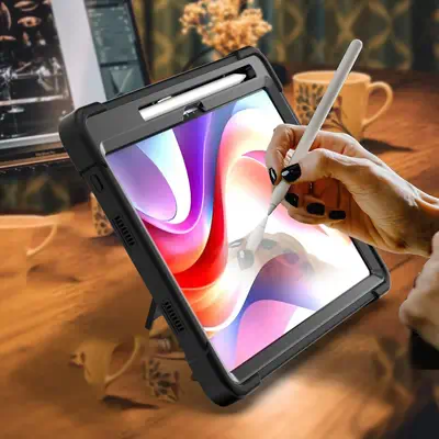 Lenovo Tab K12 TAMPA Defender without built-in screen protector. Black - eSTUFF - Etui et Housse - visuel 4