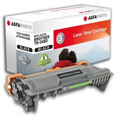 AgfaPhoto APTBTN3480E Cartouche de toner 1 pièce(s) Compatible Noir - Toner - visuel 1