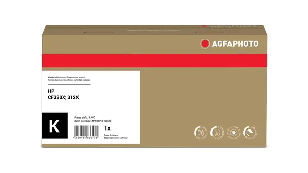 AgfaPhoto APTHPCF380XE Cartouche de toner 1 pièce(s) Compatible Noir - Toner - visuel 2