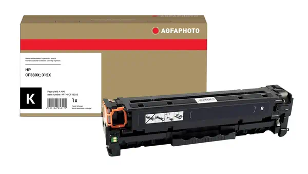 AgfaPhoto APTHPCF380XE Cartouche de toner 1 pièce(s) Compatible Noir - Toner - visuel 1