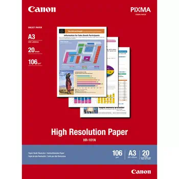 Achat CANON HR-101 high resolution papier inkjet A3 20 feuilles au meilleur prix