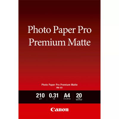Achat CANON Photo Paper Premium Matte A4 20 sheets - 4960999986760