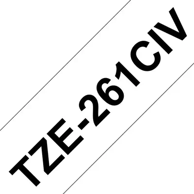 Brother TZE-261CIV ruban d'étiquette TZ - Ruban - visuel 1