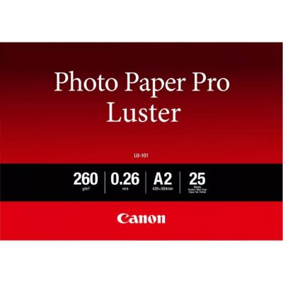 Revendeur officiel Papier CANON LU-101 A2 photo paper Luster 25 sheets
