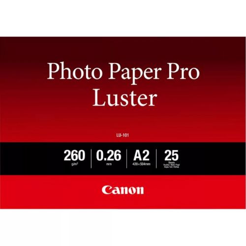 Achat CANON LU-101 A2 photo paper Luster 25 sheets et autres produits de la marque Canon