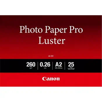 Achat Papier CANON LU-101 A2 photo paper Luster 25 sheets