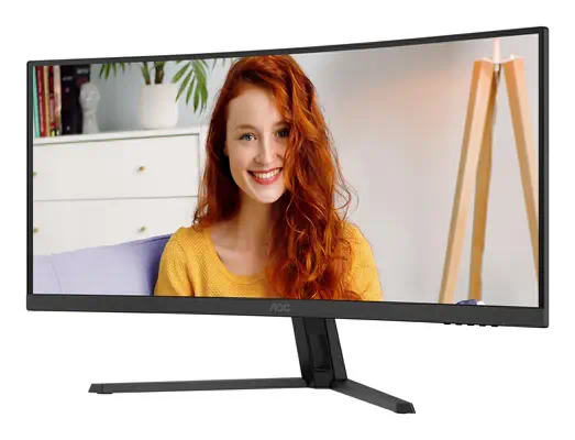 AOC B3 CU34B3E écran plat de PC 86,4 cm (34") 3440 x 1440 pixels Wide Quad HD LED Noir - Ecran Ordinateur - visuel 7