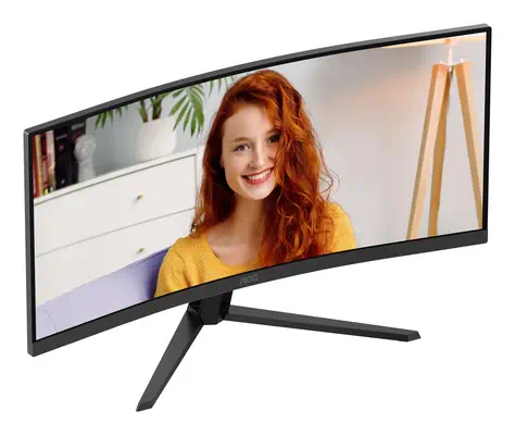 AOC B3 CU34B3E écran plat de PC 86,4 cm (34") 3440 x 1440 pixels Wide Quad HD LED Noir - Ecran Ordinateur - visuel 8