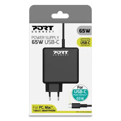 Port Designs PORT Connect 900097B-UK chargeur d'appareils mobiles Smartphone, Tablette, Ordinateur p - Chargeur et alimentation - visuel 4