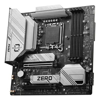 MSI B760M PROJECT ZERO carte mère Intel B760 LGA 1700 micro ATX - Carte mère - visuel 3
