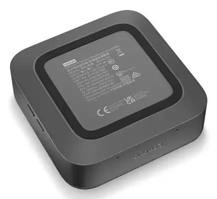 Lenovo 4Y71Q47766 haut-parleur PC Bluetooth Noir - Visioconférence - visuel 10