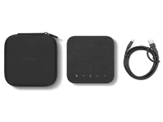 Lenovo 4Y71Q47766 haut-parleur PC Bluetooth Noir - Visioconférence - visuel 5