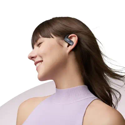 SHOKZ OpenFit Air Casque Sans fil Crochets auriculaires Appels/Musique/Sport/Au quotidien Bluetooth  - Shokz - Casque Micro - visuel 5
