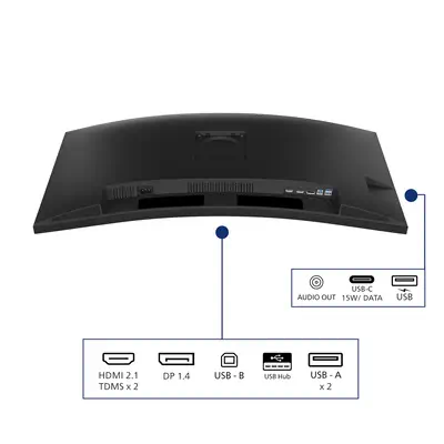Philips 34B2N3500C/00 écran plat de PC 86,4 cm (34") 3440 x 1440 pixels Wide Quad HD LCD Noir - Ecran Ordinateur - visuel 4