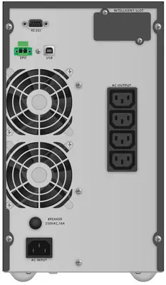 PowerWalker VFI 2000 TG alimentation d'énergie non interruptible Double-conversion (en ligne) 2 kVA  - Onduleur - visuel 2