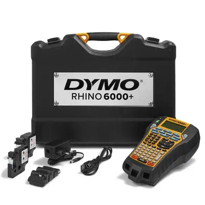 DYMO Rhino 6000+ étiqueteuse industrielle avec mallette de transport | Imprimante d'étiquettes aux n - Dymo - Autre Imprimante - visuel 1