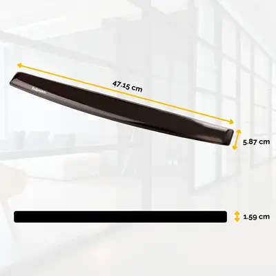 Fellowes 9112201 repose-poignet Polyuréthane Noir - Produit ergonomique - visuel 2