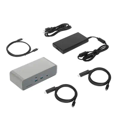 Targus DOCK230EUZ station d'accueil Avec fil Thunderbolt 5 Argent - Station d'accueil pour portable - visuel 7