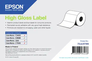 Consommable Epson 7113756 livraison gratuite