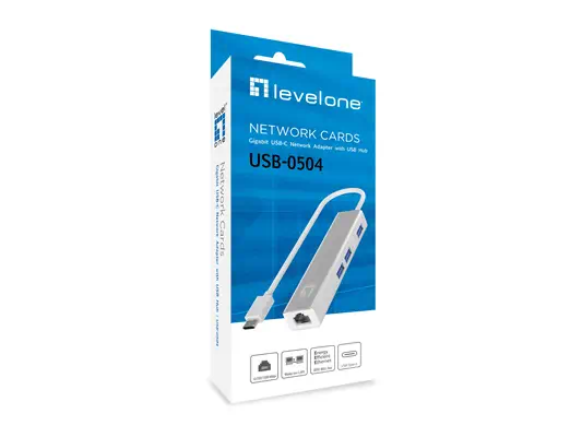 LevelOne USB-0504 carte réseau Ethernet 1000 Mbit/s - Accessoire Réseau - visuel 3