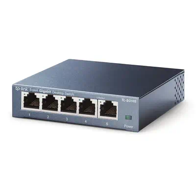 TP-Link TL-SG105 commutateur réseau Non-géré L2 Gigabit Ethernet (10/100/1000) Noir - Switchs et Hubs - visuel 2