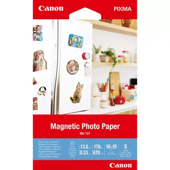 Achat CANON MAGNETIC PHOTO PAPER MG-101 et autres produits de la marque Canon