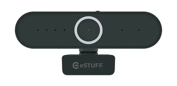 eSTUFF GLB246250 webcam 2 MP 1920 x 1080 pixels Noir - Webcam - visuel 1
