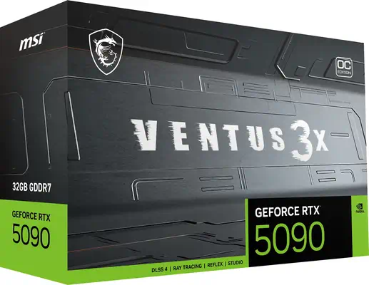 GEFORCE RTX 5090 32G VENTUS 3X OC - MSI - Carte graphique - visuel 2