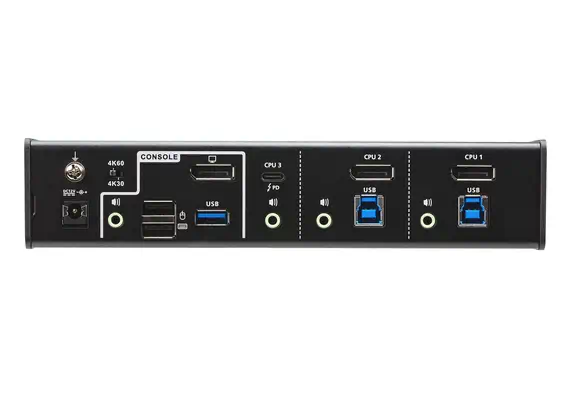 Commutateur KVMP™ hybride DisplayPort USB-C 3 ports - ATEN - Accessoire Réseau - visuel 2