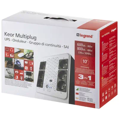 ASI KEOR MULTIPLUG 800 FR - Legrand - Onduleur - visuel 5
