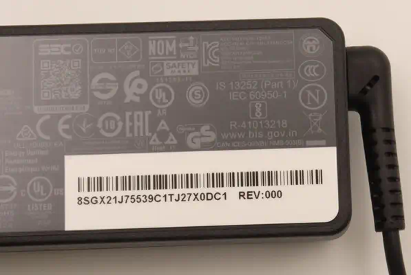 Lenovo 5A11H02883 adaptateur de puissance & onduleur Intérieure 65 W Noir - Chargeur et alimentation - visuel 5