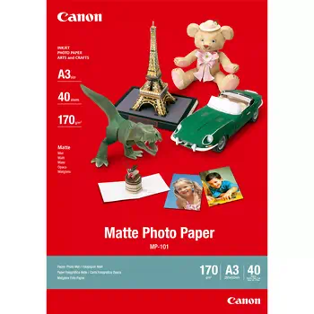 Achat CANON MP-101 matte photo papier 170g/m2 A3 40 feuilles pack de 1 au meilleur prix