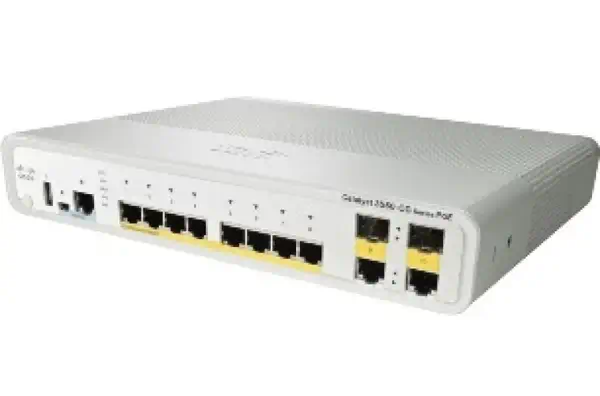 Cisco Catalyst WS-C3560C-8PC-S Géré L2 Fast Ethernet (10/100) Connexion Ethernet, supportant l'alime - Switchs et Hubs - visuel 1