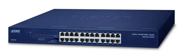 PLANET GSW2401 commutateur réseau Non-géré Gigabit Ethernet (10/100/1000) 1U Bleu - Switchs et Hubs - visuel 1
