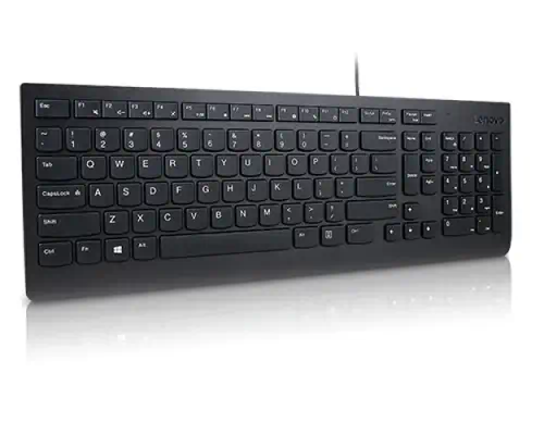 Lenovo Essential clavier Universel USB Tchèque, Slovaque Noir - Clavier - visuel 1