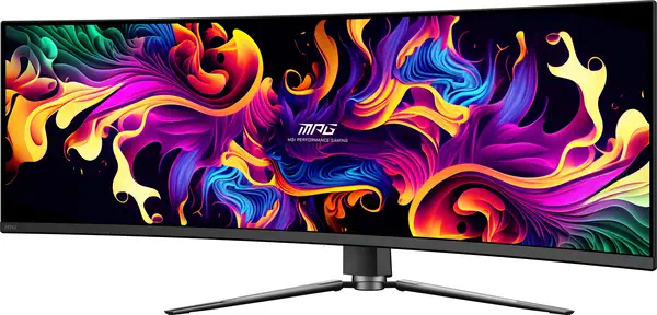 MSI MPG 491CQPX QD-OLED écran plat de PC 124,5 cm (49") 5120 x 1440 pixels Dual QHD Noir - Ecran Ordinateur - visuel 2